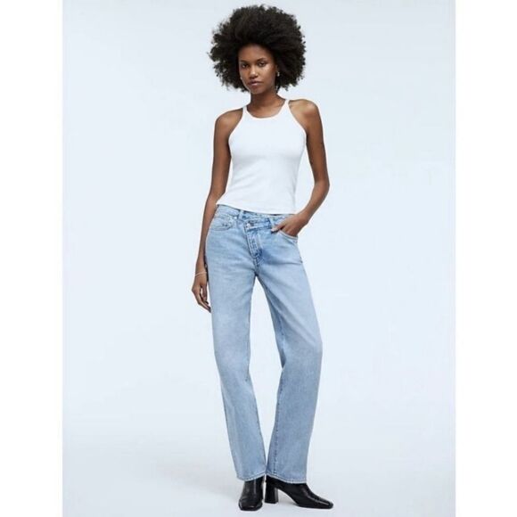 Madewell Denim - Madewell Denim Jeans 25 Tall Low Slung Button Fly Straight Leg NWT